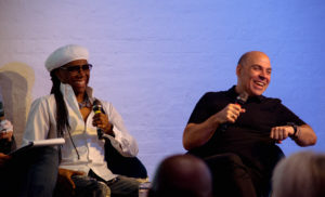 Nile Rodgers and Merck Mercuriadis at the Ivors Academy